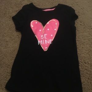 Pink sparkly heart T shirts